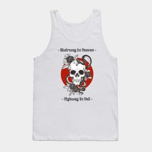Heaven or Hell – Skull Embracing the Chaos Tank Top